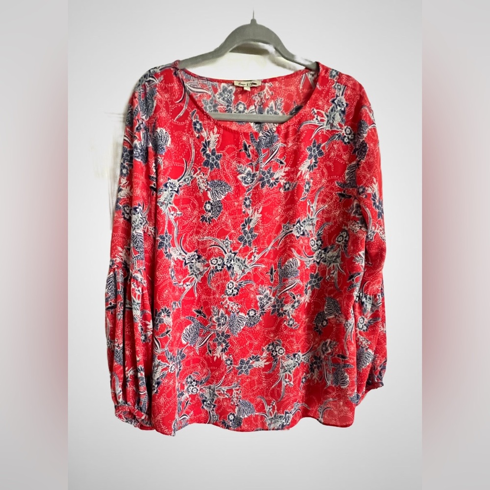 Emma Olivia Bohemian Bellsleeve Blouse- Size XL